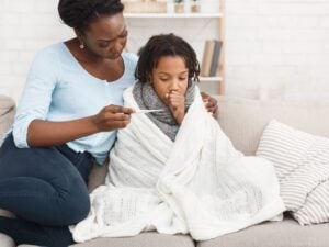 Flu test in Missouri for patients with fever and flu-like symptoms